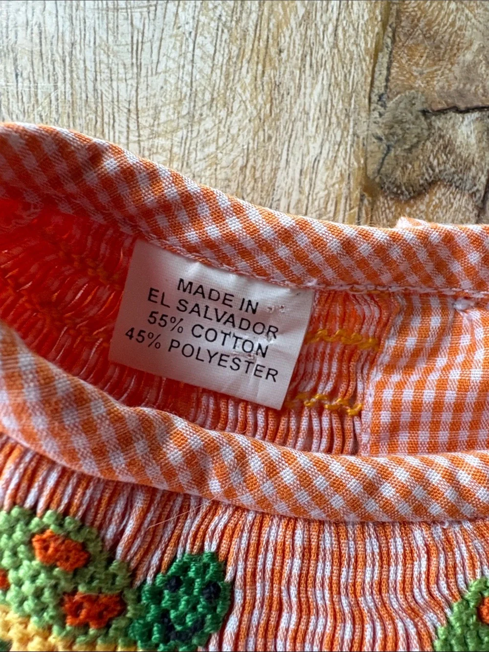 Be Mine Gingham Smocked Dress 4t